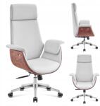 Markadler Irodai forgószék Mark Adler szürke ergonomikus állítható eco bőr (MA-BOSS 8.2)