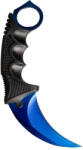 Depox Cutit Karambit, albastru, 18.5 cm (1644)