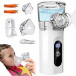 Bedee Csendes inhalátor Hálós porlasztó gyerekeknek és felnőtteknek Hordozható (Cichy Inhalator Nebulizator Siateczkowy 00)