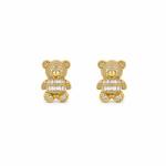 ElectraStore Cercei Teddy Shine Placati Cu Aur Galben (C5014)