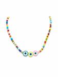 ElectraStore Colier Cu Margele Colorate Magic Eye (C5019)