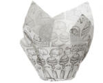 HENDI Zsírálló papír bélés, előre formázott - 150 db, HENDI, 150 db. , 160x160x(H)50mm (678190)