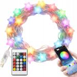 VERK GROUP Led Lámpák Csillagok Usb Rgb Alkalmazás Távirányító Színes Karácsonyi Dekoráció (12445)