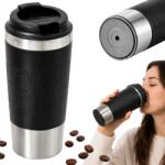 VERK GROUP 500ML-ES Thermo Bögre Tapadókorongos Teás Termosz Acél Légmentesen Záródó (07548)