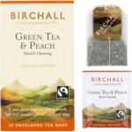 Birchall Green Tea & Peach 25 boríték (FTGTP–T&E-6X25)
