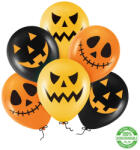 PartyPal Halloween latex lufik ijesztő mintákkal 6 db