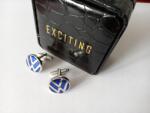Exciting Kék Kerek mandzsettagombos ing Volkswagen Vw logóval (EXC93219710)