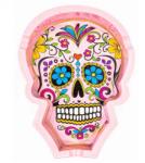Atomic Scrumiera antialunecare Atomic La Catrina Mexican Skull roz Scrumiera