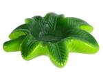  Scrumiera frunza Canabis din ceramica Verde 20 x 18 cm Scrumiera