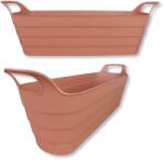  Balkonláda műanyag - terracotta - kosarbolt