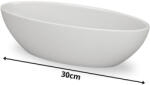  Fehér dekor tál 30x8, 5cm - kosarbolt