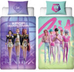  K-pop Démonvadászok Battle kétoldalas ágyneműhuzat 140×200cm, 70x90 cm microfibre (HAX625888) - oliviashop
