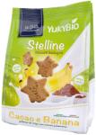 Sottolestelle Biscuiți bio banane cacao Stelline 120g Yukybio Sottolestelle (MF49152)