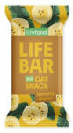 Lifefood Baton de ovaz cu banane, bio, 40g, Lifebar