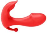 Passion Labs Triple Stimulator, 11 functii vibratii, Free App, Silicone, USB, 10.5 cm Vibrator