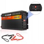 EAFC Feszültség Átalakító 12V 230V 1500W/3000W Módosított Szinusz Usb