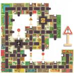 DJECO oktató puzzle a város utcáin 3D útjelző táblákkal a játékhoz (DJECO PUZZLE ULICE W MIEŚCIE I ZNAKI DROGOWE)
