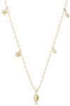 Fossil Colier Fossil Sutton cu cubic zirconia si perla JA7317710