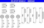 ATE Set accesorii, saboti frana parcare ATE 03.0137-9342.2 (03.0137-9342.2)