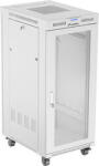 Lanberg FF01-6827-23SL 27U Stand alone 600 x 800 Metal door Gri (ff01-6827-23sl)