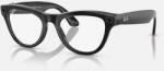 Ray-Ban Meta Ochelari smart Ray-Ban Meta Skyler - Shiny Black / Clear Cerulean Blue