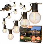 Smartled Kerti fényfüzér 20M 20X Led izzó E12 Függő kerti lámpák (Girlanda Świetlna 4452)