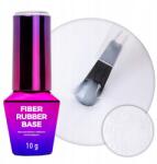 MOLLY Nails MollyNails Rubber Fiber Base Milky Led/uv gumi alap 10g (Baza lakier hybrydowy do paznokci 2w1 10g)