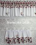  Lambrekin pamut népi hegyvidéki fehér rózsa 220/60 (firaneczka-24.pl)
