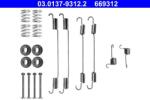 ATE Set accesorii, sabot de frana ATE 03.0137-9312.2 (03.0137-9312.2)