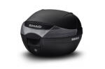 Shad Top Case SHAD SH33 D0B33200 , 33L , Negru , Placa inclusa
