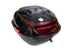 TMMP Cutie portbagaj model nou neagra pentru scuter Stop reflectorizant + inchidere cu cheie