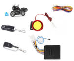 TMMP Alarma moto scuter 12V cu 2 telecomenzi FDF , functie pornire motor, blocare si senzor soc