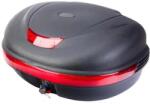 TMMP Cutie portbagaj mare neagra pentru scuter Stop reflectorizant + inchidere cu cheie