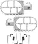 TMMP Set scarite motocicleta racing aluminiu Gri Set 2 bucati