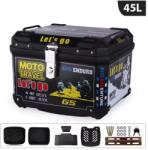 TMMP Cutie portbagaj GS Enduro 45L Cutie moto cu inchidere pe cheie si prindere inclusa