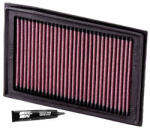 K&N Filtru aer KN reutilizabil 210A 137A 16 , compatibil Kawasaki EX 250 300 Ninja 250 300 (2007, 2015)