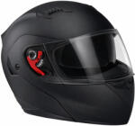 TMMP Casca moto modulara Neagra L (59, 60 cm) , Flip, up, viziera interna retractabila