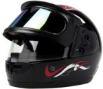 TMMP Casca scuter Full Face Safe , Viziera dubla, Neagra, Protectie integrala