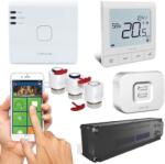 SALUS Pachet automatizare incalzire in pardoseala wireless si WI-FI, 9 circuite - 2 zone (UG800+RX10RF+KL08RF+SQ610RF(2)+T30NC230A(9)) - centralamotan