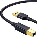 UGREEN Usb-a/usb-b kábel nyomtatóhoz/szkennerhez, 1, 5m, strapabíró, gyors (10350)