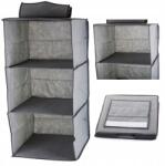 Verk Group Szekrényrendező Akasztós Polc 3 Polccal 60cm Ruhatárhoz (01325)