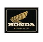 Nostalgic Art Germany Magnet 6 x 8cm - Honda Mc Motorcycles Gold - Sigla Honda moto pe auriu (14410)