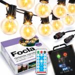 Focla Napelemes Kerti Füzér 25LED 2 ajándék 10m Napelemes Lámpa Távirányító (Girlanda SOLARNA 25LED)