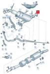 Original Vw Group Conector teava, sistem de esapament ORIGINAL VW GROUP 2E0 253 725 (2E0 253 725)
