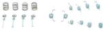 Bosch Set accesorii, sabot de frana BOSCH 1 987 475 295 (1 987 475 295)