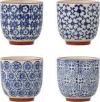 Bloomingville Cești Karine 7 cm, albastre, 4 buc (82063358)