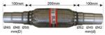 BOSAL Teava flexibila, esapament BOSAL 265-005 (265-005)