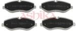 ASHIKA set placute frana, frana disc ASHIKA 50-00-0545 (50-00-0545)