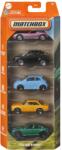 Mattel Set 5 masinute metalice Matchbox Italian Roads, scara 1: 64 (MTC1817_JBX20)