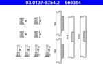ATE Set accesorii, saboti frana parcare ATE 03.0137-9354.2 (03.0137-9354.2)